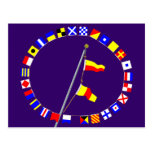 Number 70 Nautical Signal Flag Hoist Post Cards