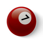 NUMBER 7 BILLIARDS BALL PIN