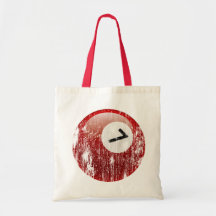 NUMBER 7 BILLIARDS BALL - ERODED AND AGED BAGS