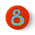 Number 8 buttons