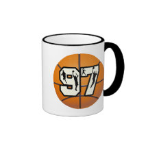 Number 97 Basketball Coffee Mugs
