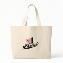 Number One Aunt Canvas Bags