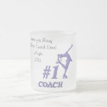 Number One Coach Frosted Mug - Purple mugs