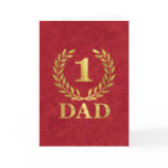 Number One Dad cards