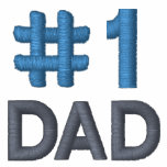 Number One Dad embroidered shirts