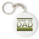 Number One Dad keychains