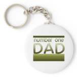 Number One Dad keychains