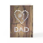 Number One Dad on Wood Graphic