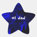 Number one dad star stickers