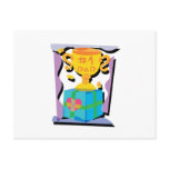 Number One Dad Trophy postcards