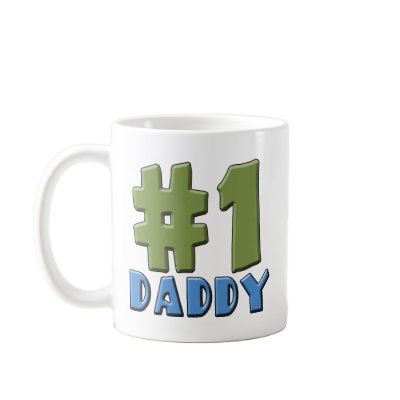 Number One Daddy Products Mug by FathersDayProducts
