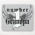 Number One Grandpa Mousepad