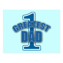 Number One Greatest Dad Products Post Cards
