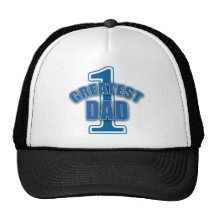 Number One Greatest Dad Products Trucker Hats