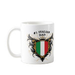 Number One Italian Dad mugs