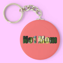 Number One Mom keychains