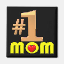 Number One Mum Fridge Magnet