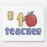 Number One Teacher Mouse Pad