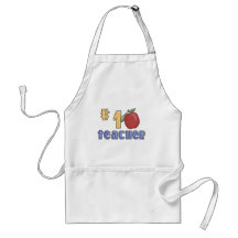 Number One Teacher Tshirts and Gifts Apron
