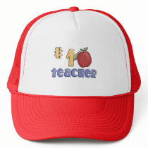 Number One Teacher Tshirts and Gifts Mesh Hat