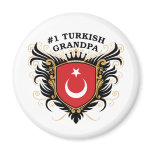 Number One Turkish Grandpa magnets