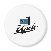 Number One Uncle Fridge Magnet