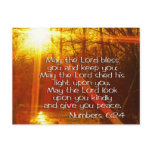 NUMBERS 6:24 BIBLE VERSE - MAY THE LORD BLESS YOU