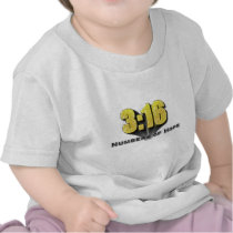 Numbers of Hope 3:16 Tshirts