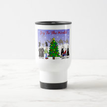 Nun Art Christmas Scene Gifts Coffee Mugs