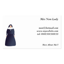 Nun Business Cards