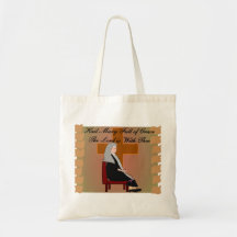 Nun Cards and Gifts "Hail Mary" Prayer Canvas Bags