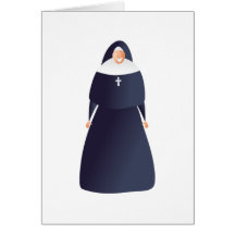 Nun Greeting Cards