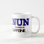 Nun Powered by caffeine Coffee Mugs