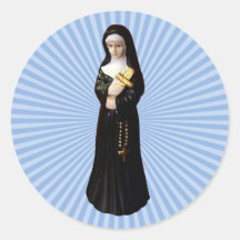 Nun Round Sticker
