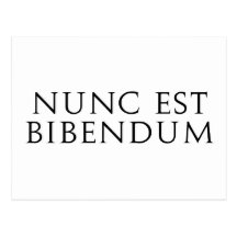 Nunc Est Bibendum Post Card