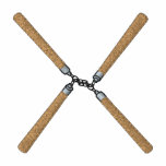 Nunchucks embroidered shirts