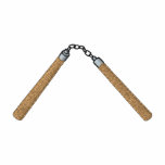 Nunchucks embroidered shirts