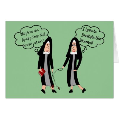 Nuns "Extreme Irritation" Gifts Card by ProfessionalDesigns