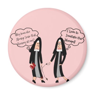 Nuns "Extreme Irritation" Gifts Refrigerator Magnets by ProfessionalDesigns