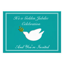 Nuns Golden 50th Jubilee Invitations