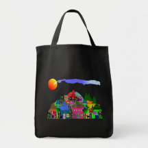 "Nuns of the Village"  Catholic Nun Art Gifts Bag
