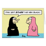 nuns pink new black card