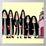 Nuns Poster "Heading To Church"