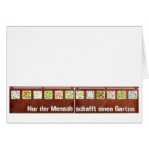 Nur der Mensch... cards
