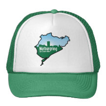 Nurburgring Nordschleife race track, Germany Mesh Hat
