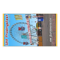 Nürnberg - Frühlingsfest 2010 Rectangular Sticker