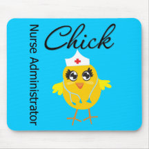 Nurse Administrator Chick v1 Mousepads