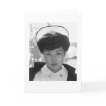 Nurse Aiko Hamaguchi 1943 Greeting Cards