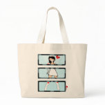 Nurse AkaKo Split Screens Tote Bags