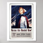 Nurse Are Needed Now! Posters